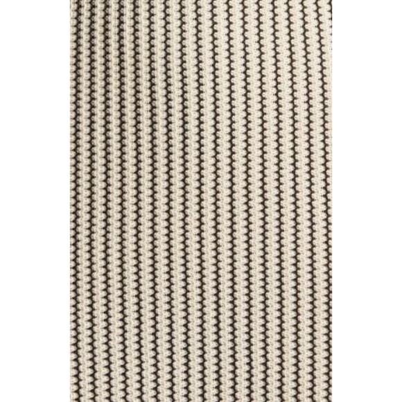 SAYLOR Vinia Maxi Dress Scallopes Trim Striped Knit Lined Black/Creme Size Small - Picture 8 of 11